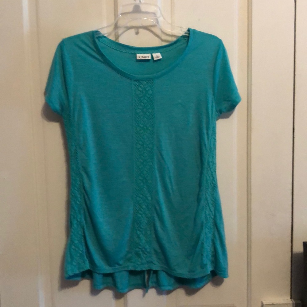 Cato top beautiful green with embroidery so pretty